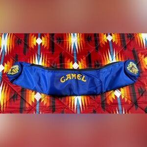 Joe Camel Cigarettes Vintage Canvas 6 Pack Beer/Soda Can Insulated Sling Bag